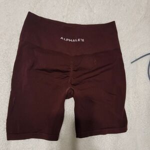 Alphalete Women's Deep Brown Athletic Shorts
